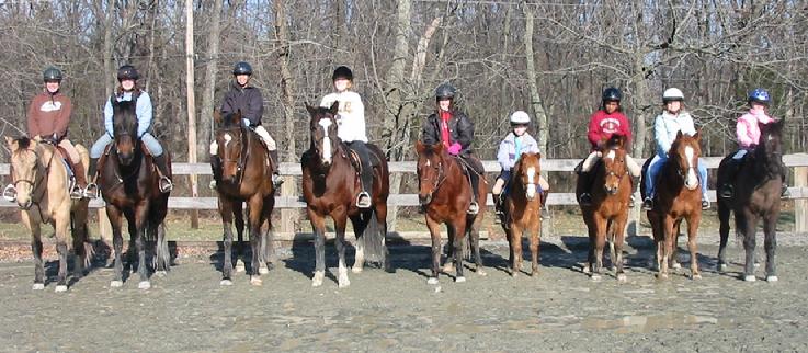 Holiday horseback riding camp in Virginia